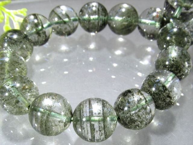 激レア 4A 千層グリーンガーデンクォーツ ブレスレット 10mm-10.5mm×20 