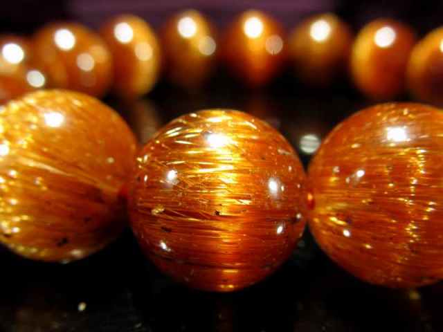 鑑定書付 オレンジキャッツアイ ルチル おまけ付