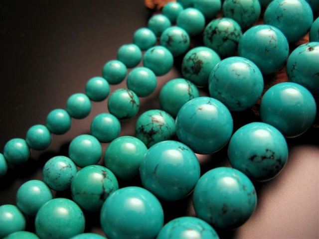 ターコイズ トルコ石 天然石 tb746 - メルカリ｜ブレスレット 