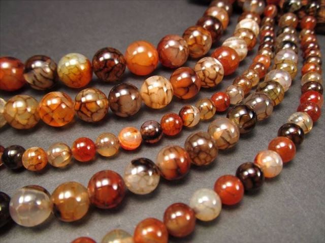 12mm珠 ドラゴンアゲート 一連 約38-40cm まるで龍のウロコ