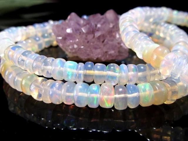 ★プレシャスオパール ボタンカットブレス②(SA+) 楽天市場】プレシャスオパール ブレスレット ボタンカット AAAAA