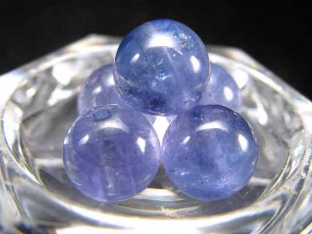 過去最高品質 S級 宝石質 タンザナイト バラ珠売り 1粒売り 6mm-6.5mm 美麗 極上青紫 ポジティブに変換する タンザニア産