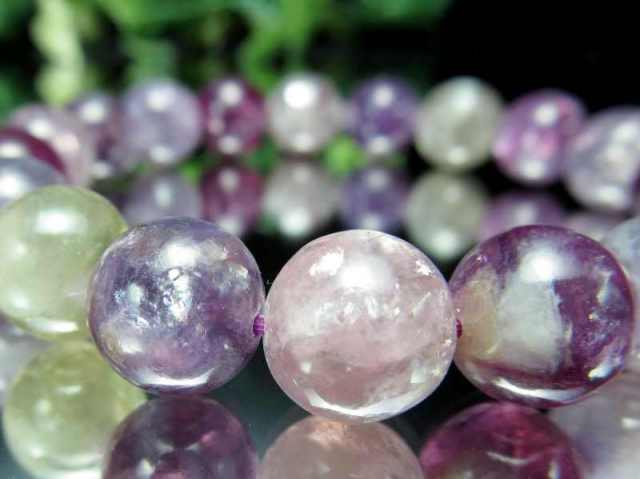 キラキラミックス MIX レピドライトシリカ ブレスレット 10mm-10.5mm