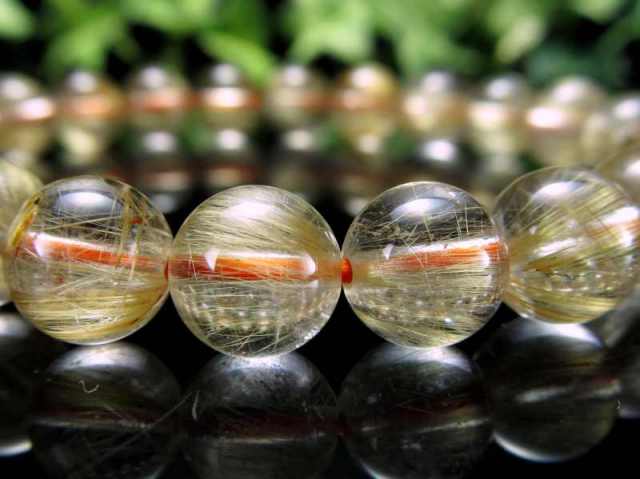 針多め ゴールドルチルブレスレット 金運強 6-11 バランス針 3A+