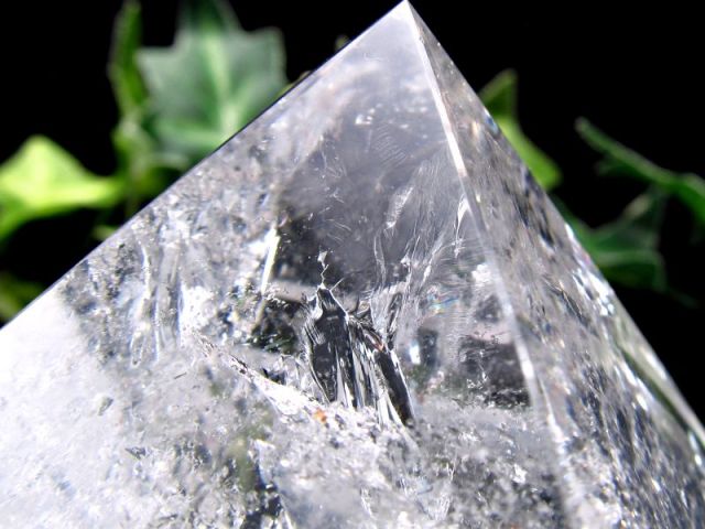 AAAグレード　レムリアンシード　クリスタル　ピラミッド　水晶 高品質】高波動レムリアンシードクリスタル ピラミッド200g