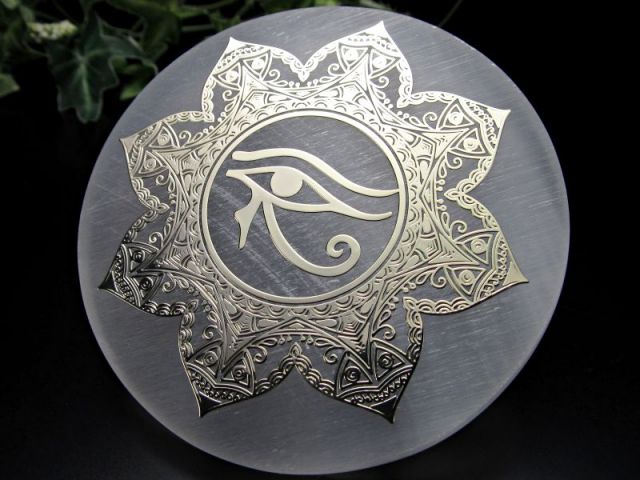 聖母マリアのガラス！セレナイトの大きなプレート