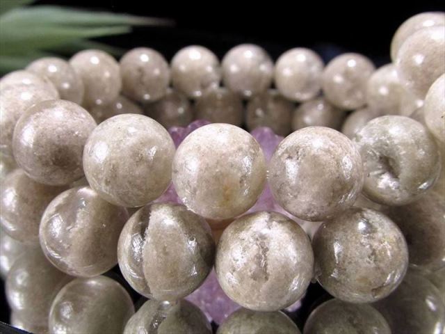 AA+ ホワイトガーデンクォーツ ブレスレット 約11mm-11.5mm×18珠前後