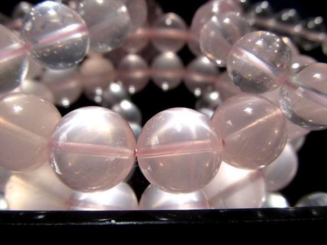 お値打ちグレード スターローズクォーツ 紅石英 ブレスレット 8mm×23珠