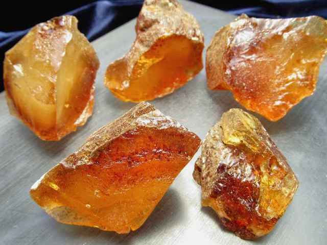 セット売り 琥珀(アンバー) 原石(天然コパール) 詰合せ 一袋約30g 7-10 