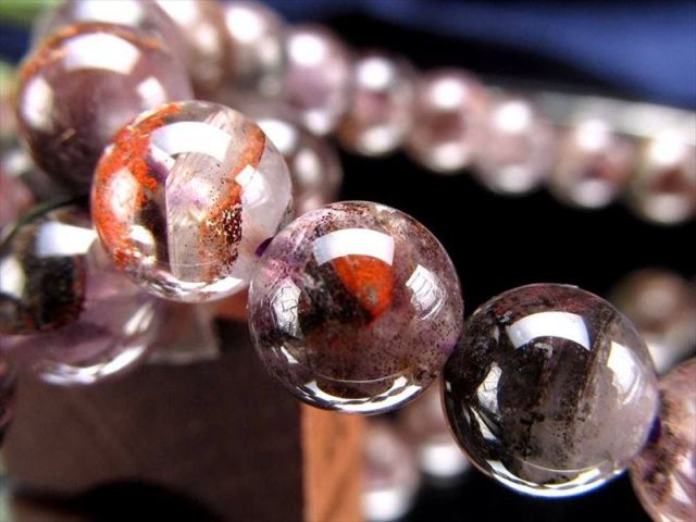 神秘的な幾何学結晶模様 ジオメトリオーラライト23ブレスレット 12.5mm