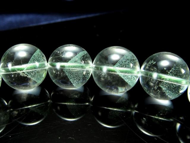 【極上品】グリーンファントムブレスレット　約10mm パワーストーン 天然石 グリーンファントムブレスレット 10mm