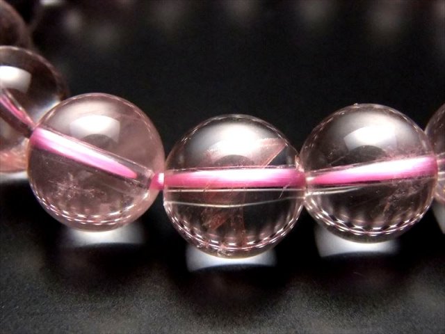 激レア S級 ピンクエンジェルラダークォーツブレスレット 約10.5mm 