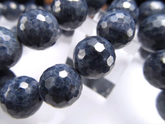 サファイア 青玉 ミラーボールカット ブレスレット 約9mm 9 5mm 21珠前後 勝利を呼ぶ石 ミャンマー産
