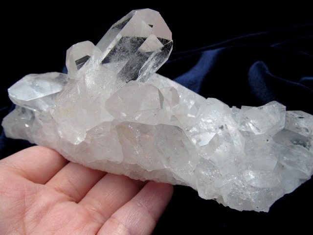 4A ブラジル産水晶 クラスター 332g 超人気透明 浄化 原石 激安大放出