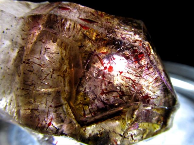 ✹✺超希少スーパー7✺✹赤幻影蜜柑マニカラン水晶✿レピドクロサイト