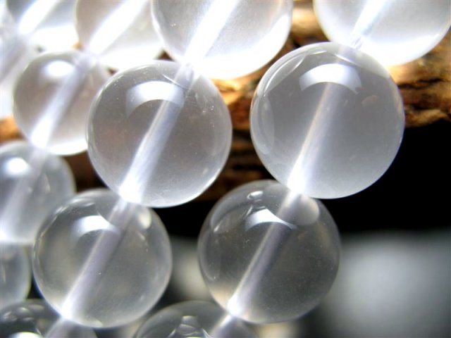 激安宣言 AAA 約12mm珠 ミルキークォーツ 乳石英 一連 約37-39cm ブラジル産 geki rn-s パワーストーン 天然石