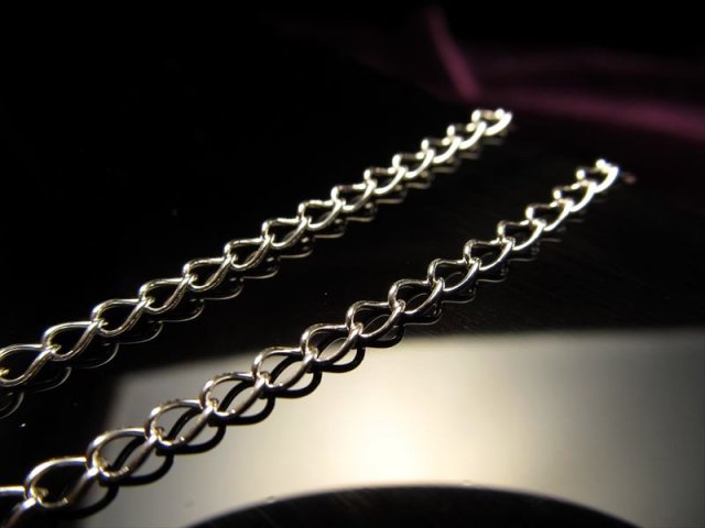 45cm 喜平チェーン Silver925 幅約2.6mm 金具最大幅約4mm ペンダントトップの相方 くさりチェーン CHN150