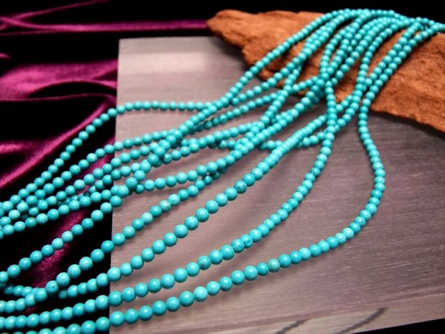 丸玉 トルコ石(ターコイズ) ネックレス : Jewellery SHIBATA