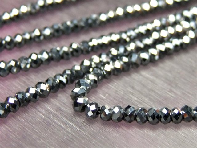 テラヘルツ鉱石 キラキラボタンカットビーズ 約3mm 一連 約38-40cm 極小サイズ 話題の 高純度 テラヘルツ 鉱石 2020年 検査機関にて検査済み 本物保証