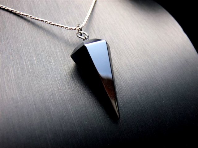 テラヘルツ鉱石 ペンデュラム型 ペンダントトップ 縦約37mm-40mm 1個