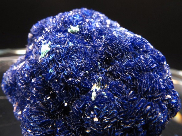 アズライト 藍銅鉱 結晶原石 幅29mm 重さ24.9g 極上結晶原石 キラキラ