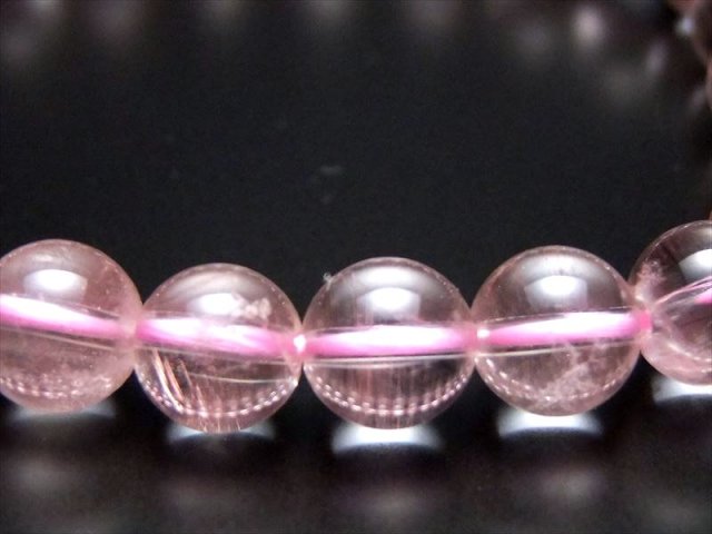 激レア S級 ピンクエンジェルラダークォーツブレスレット 8mm
