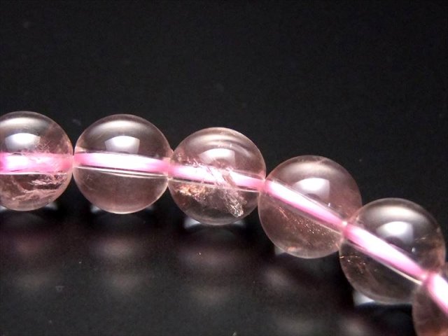 激レア S級 ピンクエンジェルラダークォーツブレスレット 8mm