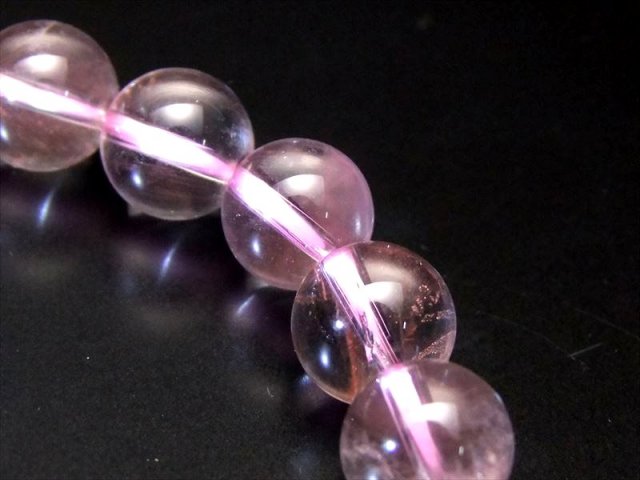 激レア S級 ピンクエンジェルラダークォーツブレスレット 8mm