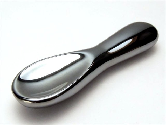 テラヘルツ鉱石 アイスクリームスプーン 長さ約78mm-82mm つやつや光沢で鏡のような表面 2020年 検査機関にて検査済み 本物保証 返品保証