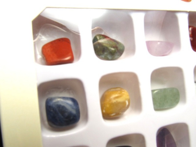 Natural Gemstones 天然石タンブル20種入り タンブルセット 箱入り20種set