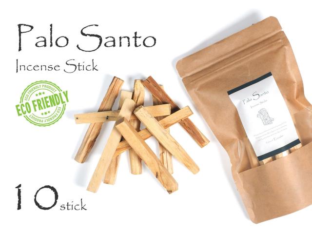 スティックタイプ エクアドル産 パロサントスティック 1本約10cm×10本入り 聖なる樹ホーリーツリー 古代インカ帝国の魔除け エクアドル産 パワーストーン