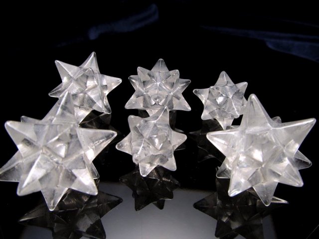 ブラジル産 虹入り ハイグレード クリアクォーツ 水晶 アステロイド スタンド付 水晶＊アステロイド | Crystal♪Garden
