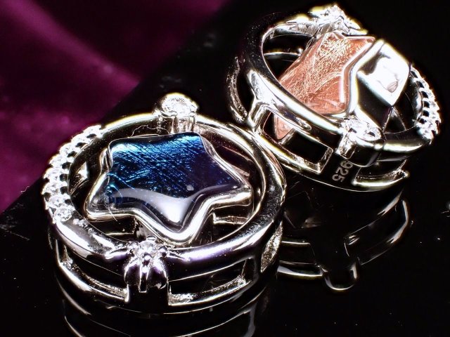 激安宣言 ギベオン 隕石 スター ペンダントトップ 直径約13.2mm 1個