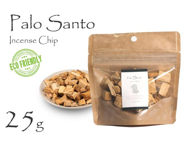 エクアドル産 パロサントチップ 25g入り 聖なる樹ホーリーツリー 古代インカ帝国の魔除け 天然石の浄化にも エクアドル産 パワーストーン 天然石