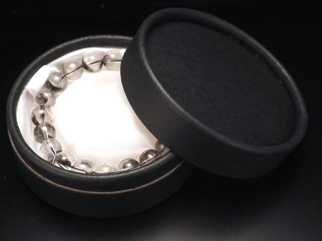 ブレスレット用 サークル型ボックス 24個入り 直径約8.5cm 6色