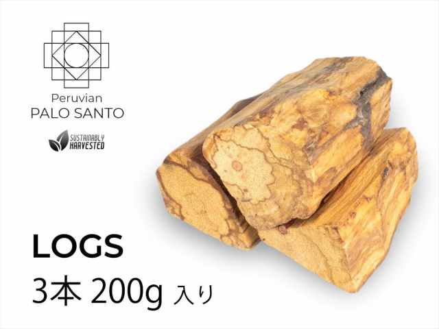 ペルー産 パロサントログス 約200gパック 一袋3本入り 希少なパロサント原木の輪切り 聖なる樹 ホーリーツリー丸太 パワーストーン 天然石
