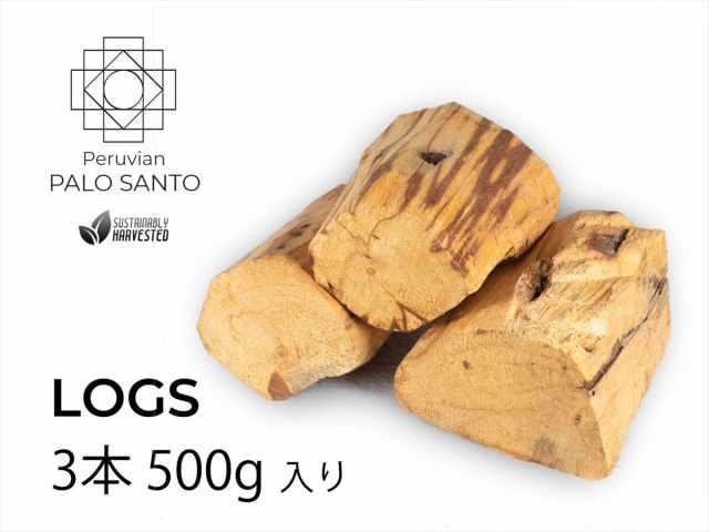 ペルー産 パロサントログス 約500gパック 一袋3本入り 希少なパロサント原木の輪切り 聖なる樹 ホーリーツリー丸太 パワーストーン 天然石