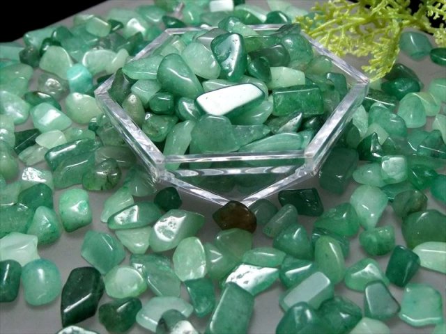 色落ちチェック済み アベンチュリン(砂金水晶)さざれ 200g 透明感あり 