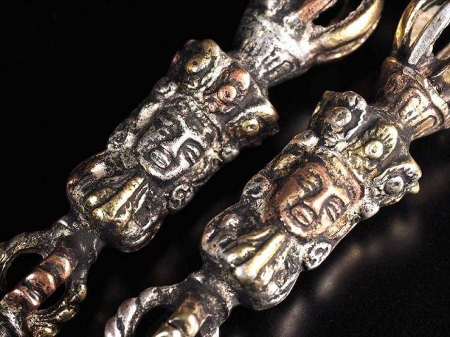 真鍮製プルパ(金剛杭) チベット密教法具 趣あるヴィンテージ調 選べる3