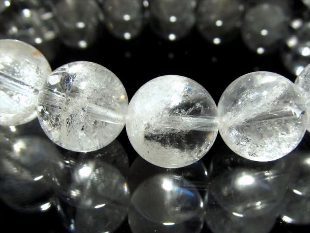 まるで雪の結晶 4A 氷晶ホワイトファントムクォーツ 白色幻影水晶