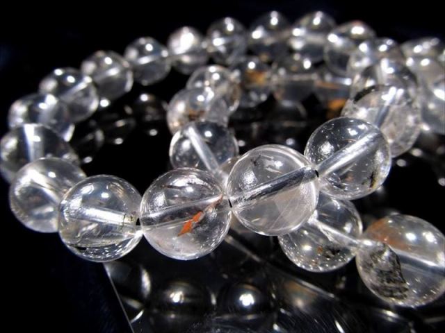 【新品未使用】希少◇マニフェストクォーツ◇10mmブレスレット／透明感抜群 imgrc0089906434.jpg