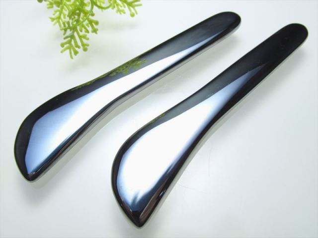 テラヘルツ鉱石 かっさ ヘラ型 縦長タイプ 縦約115mm×横約22mm つやつや光沢で鏡のような表面 2026年 検査機関にて検査済み 本物保証 返品保証