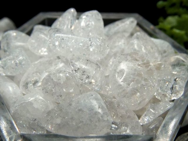 AA水晶 きらきら爆裂水晶 さざれ 200グラム AA透明クラックレインボー 