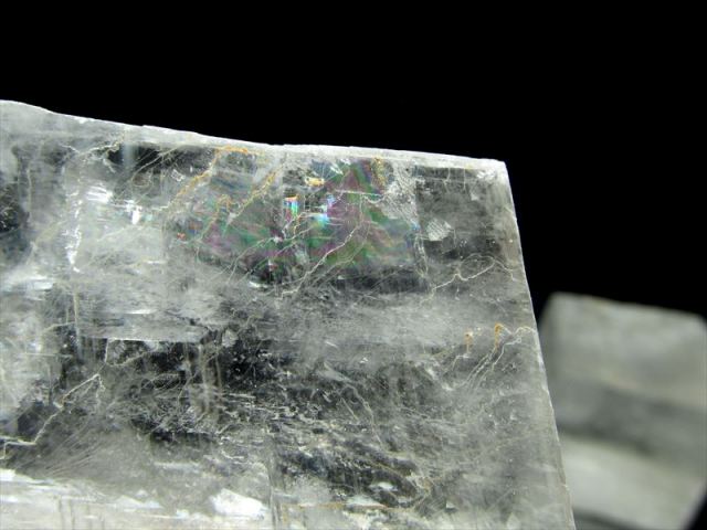 雪の結晶の様なカルサイト 1個売り クリアホワイトタイプ オプティカルカルサイト結晶ブロック 約