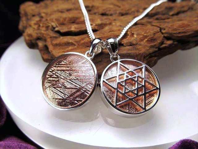 激安宣言 メタトロン・キューブ ギベオンペンダントトップ ピンク  