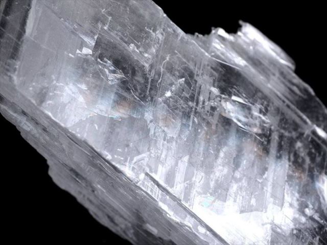 透明セレナイト 原石 最大幅約15.5cm 約390g 絶対に入れない秘境