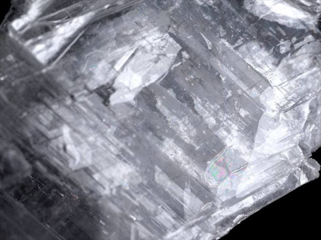 透明セレナイト 原石 最大幅約15.5cm 約390g 絶対に入れない秘境