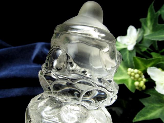 極上彫刻置物 ほんのりスモーキー 天然水晶 布袋尊 彫刻置物 LED