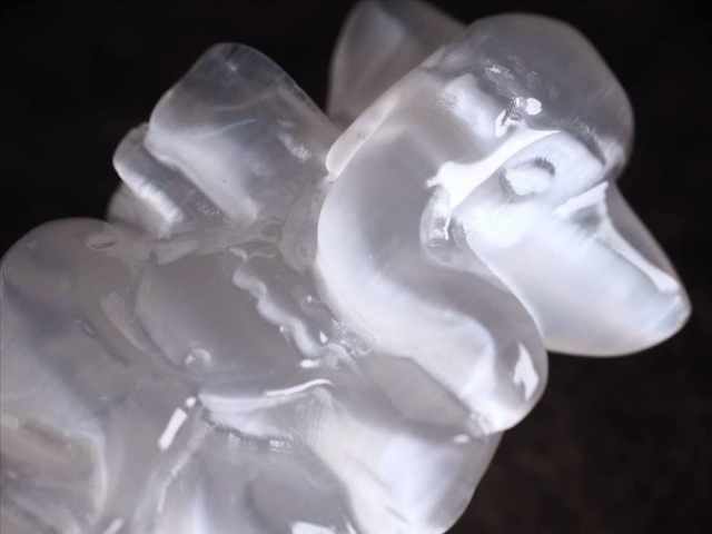 セレナイト ガネーシャ彫刻 彫刻置物 高さ約9cm-10cm 夢の実現を助ける