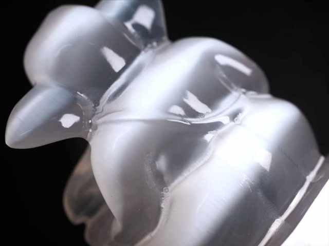 セレナイト ガネーシャ彫刻 彫刻置物 高さ約9cm-10cm 夢の実現を助ける